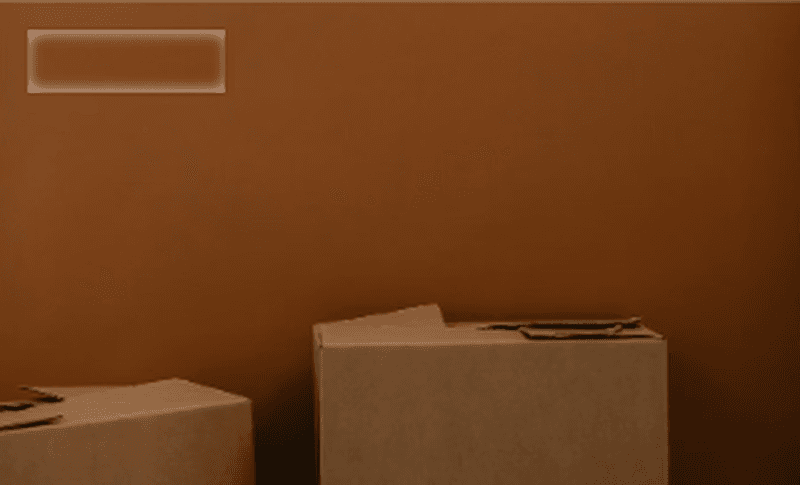 Corrugated shipping boxes in different sizes